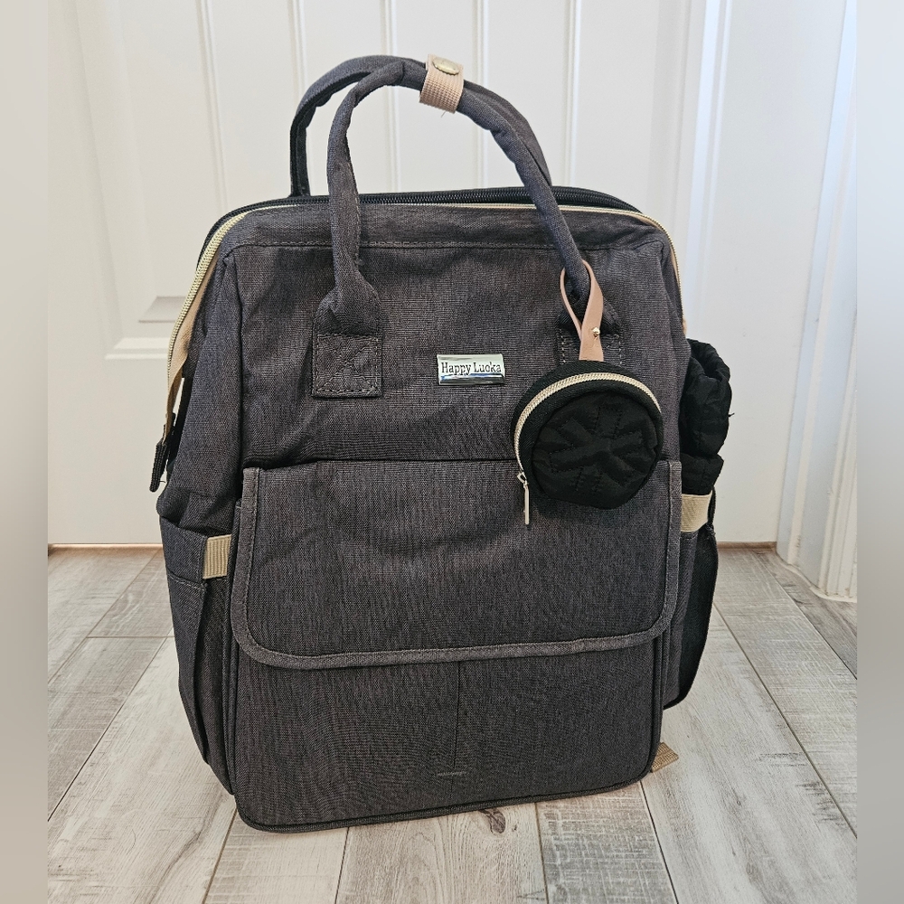 Trendy Diaper Bag With Changing Station